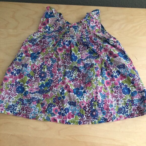 Peek Little Peanut Smocked Floral Sundress - Picture 7 of 8